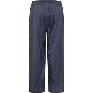 Mountain Warehouse Pakka Kids Waterproof Rain Pants in Navy Size 7-8 Years